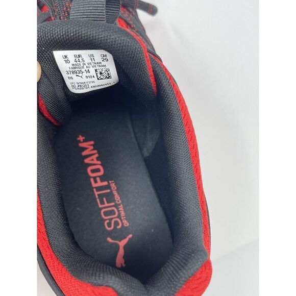 Puma Axelion Men's Shoes Sneakers Running Cross Training Gym Red Black Size 11US - Picture 8 of 8